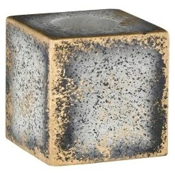 BAUHAUS WOFI Tischleuchte Broad 10 W, L X B X H: 10 X 10 X 10 Cm, Anthrazit/Braun, E27