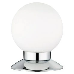 BAUHAUS Reality Leuchten LED-Tischleuchte Rund Princess 3 W, Ø X H: 100 Mm X 13 Cm, Chrom, Warmweiß 7 BAUHAUS Reality Leuchten LED-Tischleuchte Rund Princess 3 W, Ø X H: 100 Mm X 13 Cm, Chrom, Warmweiß -Bauhaus Home 12 2055