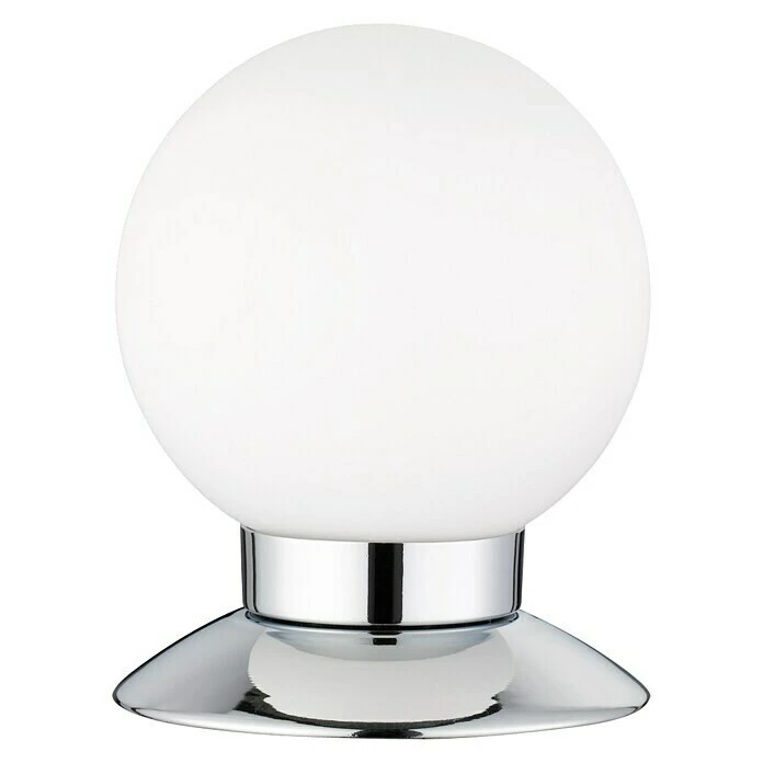 BAUHAUS Reality Leuchten LED-Tischleuchte Rund Princess 3 W, Ø X H: 100 Mm X 13 Cm, Chrom, Warmweiß 5 BAUHAUS Reality Leuchten LED-Tischleuchte Rund Princess 3 W, Ø X H: 100 Mm X 13 Cm, Chrom, Warmweiß – Bild 3