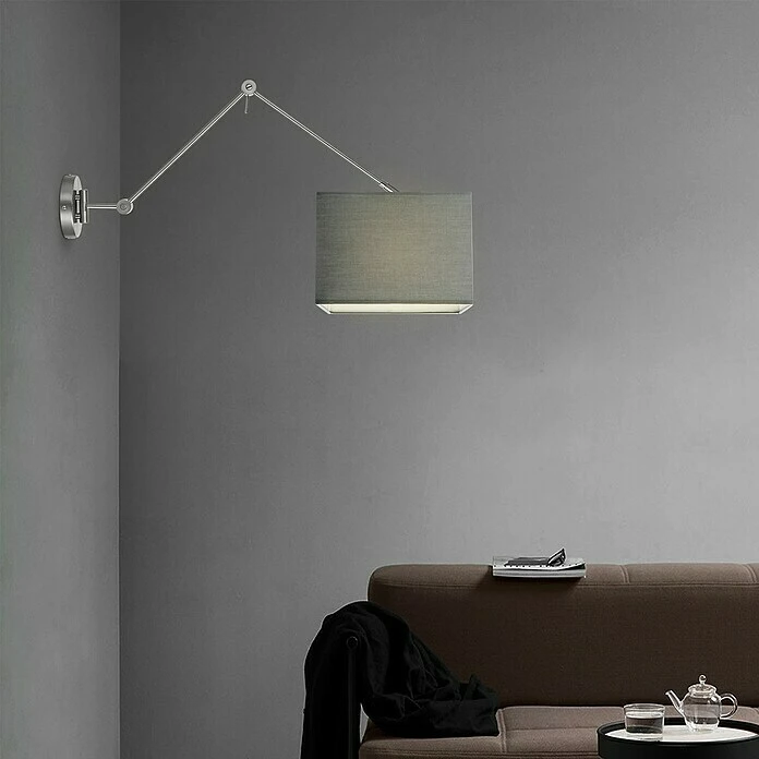 BAUHAUS Home Sweet Home Lampenschirm Block L X B X H: 25 X 25 X 18 Cm, Castlerock, Baumwolle, Eckig 4 BAUHAUS Home Sweet Home Lampenschirm Block L X B X H: 25 X 25 X 18 Cm, Castlerock, Baumwolle, Eckig – Bild 2