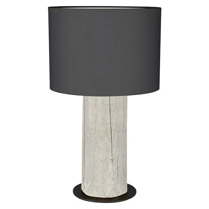 BAUHAUS Spotlight Deko-Tischleuchte Pinia Table 40 W, Grau/Gebeizte Kiefer, Schwarz, E27 4 BAUHAUS Spotlight Deko-Tischleuchte Pinia Table 40 W, Grau/Gebeizte Kiefer, Schwarz, E27 – Bild 2
