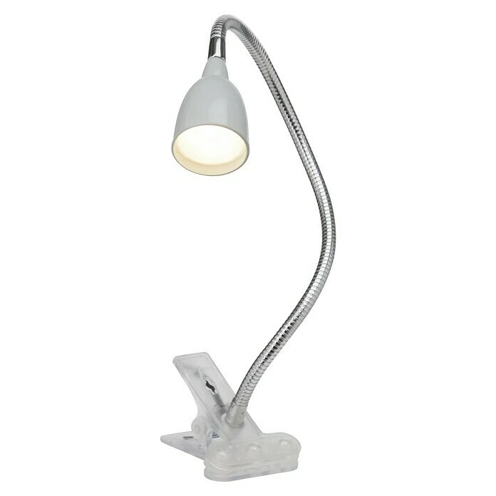 BAUHAUS Brilliant LED-Klemmleuchte Anthony Silber 4 BAUHAUS Brilliant LED-Klemmleuchte Anthony Silber – Bild 3