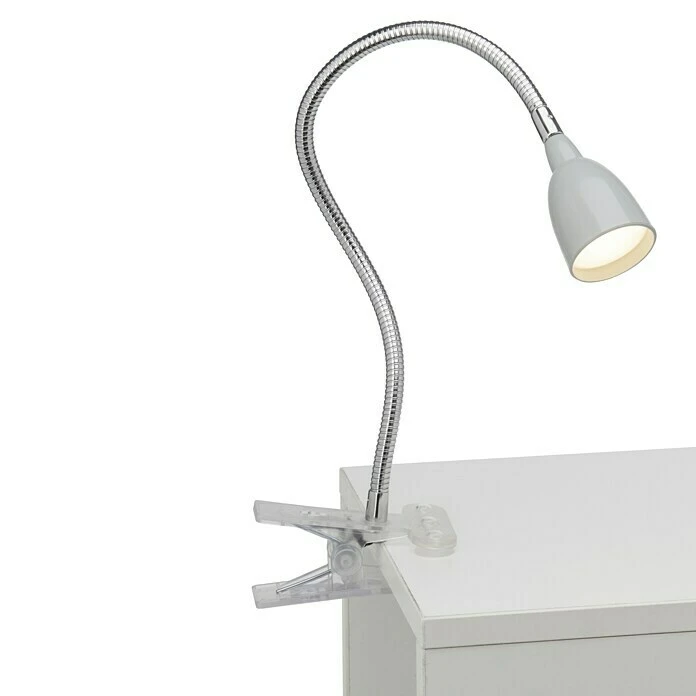 BAUHAUS Brilliant LED-Klemmleuchte Anthony Silber 5 BAUHAUS Brilliant LED-Klemmleuchte Anthony Silber – Bild 4