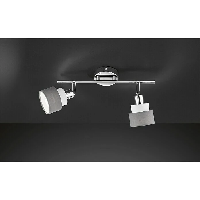 BAUHAUS WOFI Naples Deckenstrahler 56 W, L X B X H: 48 X 9 X 20 Cm, Chrom, E14, 2 Stk. 2 BAUHAUS WOFI Naples Deckenstrahler 56 W, L X B X H: 48 X 9 X 20 Cm, Chrom, E14, 2 Stk.