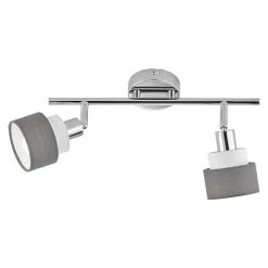 BAUHAUS WOFI Naples Deckenstrahler 56 W, L X B X H: 48 X 9 X 20 Cm, Chrom, E14, 2 Stk. 6 BAUHAUS WOFI Naples Deckenstrahler 56 W, L X B X H: 48 X 9 X 20 Cm, Chrom, E14, 2 Stk. -Bauhaus Home 12 2072