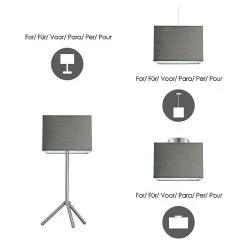 BAUHAUS Home Sweet Home Lampenschirm Block L X B X H: 25 X 25 X 18 Cm, Castlerock, Baumwolle, Eckig 12 BAUHAUS Home Sweet Home Lampenschirm Block L X B X H: 25 X 25 X 18 Cm, Castlerock, Baumwolle, Eckig -Bauhaus Home 12 209