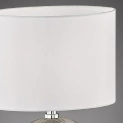 BAUHAUS WOFI Tischleuchte Legend 40 W, L X B X H: 24 X 15 X 37 Cm, Silber, E14 -Bauhaus Home 12 213