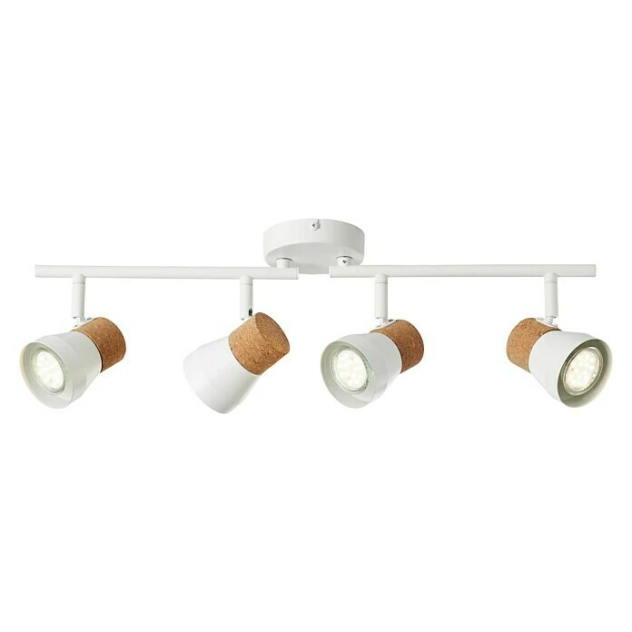BAUHAUS Brilliant Moka Deckenstrahler 10 W, L X B X H: 10 X 61 X 16,5 Cm, Weiß, GU10, 4 Stk. 5 BAUHAUS Brilliant Moka Deckenstrahler 10 W, L X B X H: 10 X 61 X 16,5 Cm, Weiß, GU10, 4 Stk. – Bild 3