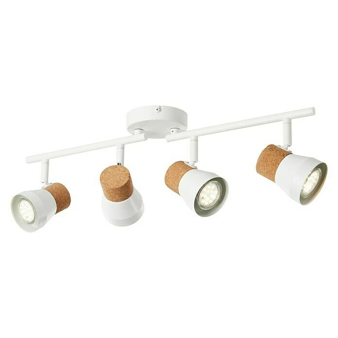 BAUHAUS Brilliant Moka Deckenstrahler 10 W, L X B X H: 10 X 61 X 16,5 Cm, Weiß, GU10, 4 Stk. 6 BAUHAUS Brilliant Moka Deckenstrahler 10 W, L X B X H: 10 X 61 X 16,5 Cm, Weiß, GU10, 4 Stk. – Bild 4