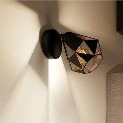 BAUHAUS Eglo Carlton 7 Deckenstrahler 40 W, Schwarz/Kupfer-antik, E27, 1 Stk.