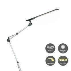 BAUHAUS LED-Tischleuchte 5 W, L X B X H: 21 X 21 X 49 Cm, Silber/Schwarz, Warmweiß 10 BAUHAUS LED-Tischleuchte 5 W, L X B X H: 21 X 21 X 49 Cm, Silber/Schwarz, Warmweiß -Bauhaus Home 12 22