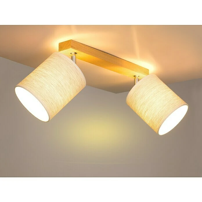 BAUHAUS Britop Lighting Boho Deckenstrahler 25 W, L X B X H: 52 X 13 X 25 Cm, Weiß, E27, 2 Stk. 3 BAUHAUS Britop Lighting Boho Deckenstrahler 25 W, L X B X H: 52 X 13 X 25 Cm, Weiß, E27, 2 Stk.