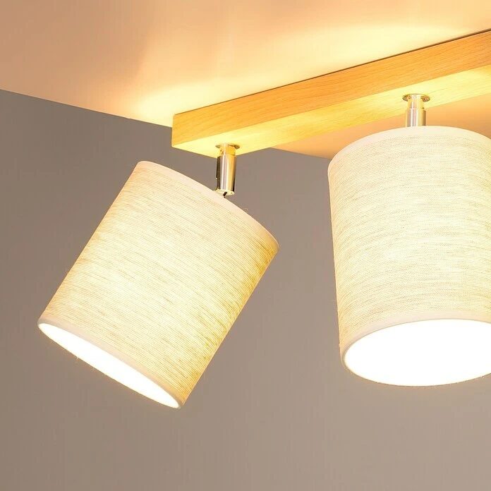BAUHAUS Britop Lighting Boho Deckenstrahler 25 W, L X B X H: 52 X 13 X 25 Cm, Weiß, E27, 2 Stk. 6 BAUHAUS Britop Lighting Boho Deckenstrahler 25 W, L X B X H: 52 X 13 X 25 Cm, Weiß, E27, 2 Stk. – Bild 4