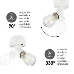 BAUHAUS Home Sweet Home LED-Deckenleuchte Rund Mello 4 W, Ø X H: 11,5 X 13,3 Cm, Weiß, Warmweiß 12 BAUHAUS Home Sweet Home LED-Deckenleuchte Rund Mello 4 W, Ø X H: 11,5 X 13,3 Cm, Weiß, Warmweiß -Bauhaus Home 12 2227