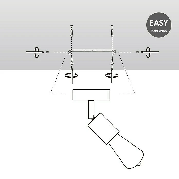 BAUHAUS Home Sweet Home LED-Deckenleuchte Rund Mello 4 W, Ø X H: 11,5 X 13,3 Cm, Weiß, Warmweiß 8 BAUHAUS Home Sweet Home LED-Deckenleuchte Rund Mello 4 W, Ø X H: 11,5 X 13,3 Cm, Weiß, Warmweiß – Bild 6