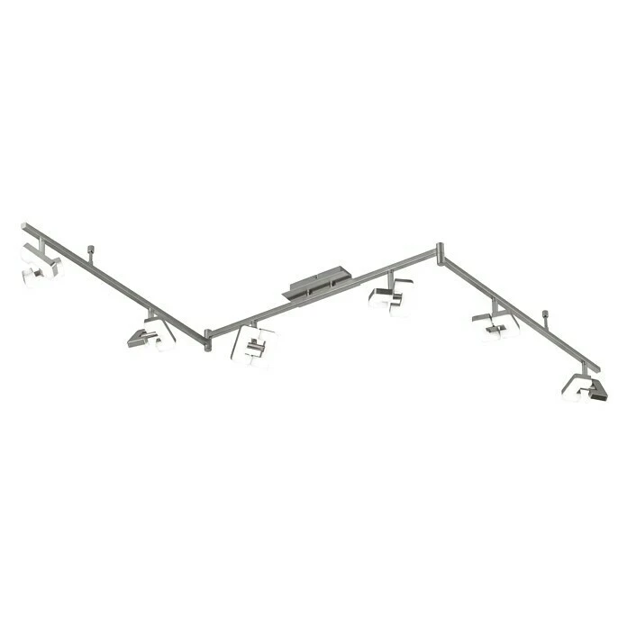 BAUHAUS WOFI Deckenstrahler Zara 31,2 W, L X B X H: 180 X 8 X 11 Cm, Nickel-matt, Sonstige, 6 Stk. 4 BAUHAUS WOFI Deckenstrahler Zara 31,2 W, L X B X H: 180 X 8 X 11 Cm, Nickel-matt, Sonstige, 6 Stk. – Bild 2