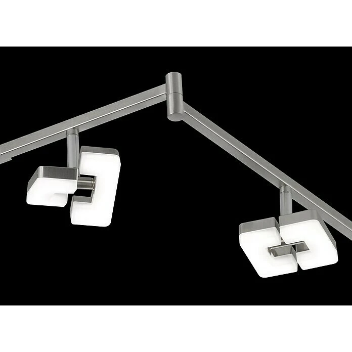 BAUHAUS WOFI Deckenstrahler Zara 31,2 W, L X B X H: 180 X 8 X 11 Cm, Nickel-matt, Sonstige, 6 Stk. 5 BAUHAUS WOFI Deckenstrahler Zara 31,2 W, L X B X H: 180 X 8 X 11 Cm, Nickel-matt, Sonstige, 6 Stk. – Bild 3