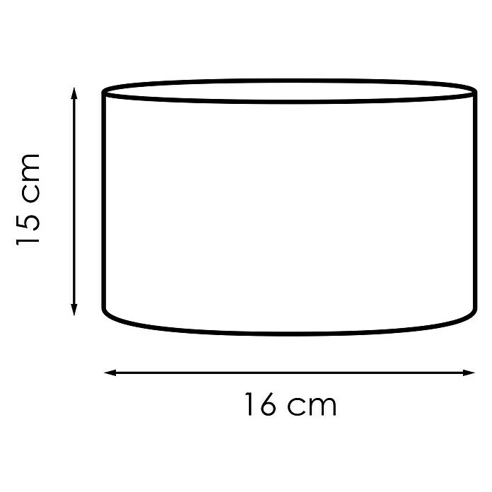 BAUHAUS Home Sweet Home Lampenschirm Canvas 16 Cm, Kohlegrau, Baumwolle, Rund 8 BAUHAUS Home Sweet Home Lampenschirm Canvas 16 Cm, Kohlegrau, Baumwolle, Rund – Bild 6