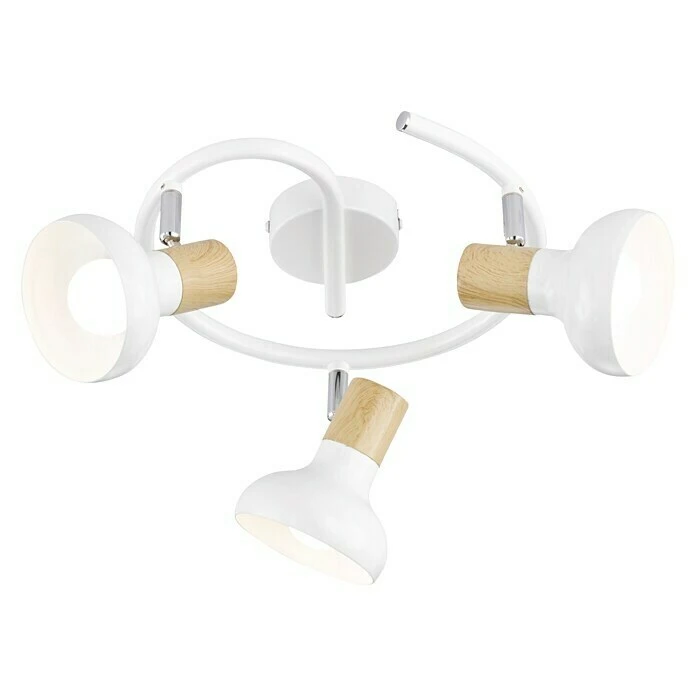 BAUHAUS WOFI Deckenstrahler Texel 84 W, L X B X H: 25 X 25 X 17 Cm, Weiß, E14, 3 Stk. 4 BAUHAUS WOFI Deckenstrahler Texel 84 W, L X B X H: 25 X 25 X 17 Cm, Weiß, E14, 3 Stk. – Bild 2