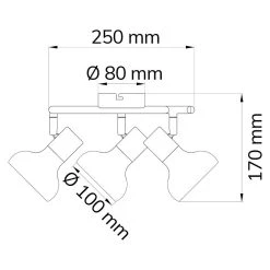 BAUHAUS WOFI Deckenstrahler Texel 84 W, L X B X H: 25 X 25 X 17 Cm, Weiß, E14, 3 Stk. 9 BAUHAUS WOFI Deckenstrahler Texel 84 W, L X B X H: 25 X 25 X 17 Cm, Weiß, E14, 3 Stk. -Bauhaus Home 12 2263