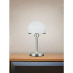 BAUHAUS Trio Leuchten Tischleuchte Joost 40 W, Silber, E27 -Bauhaus Home 12 232