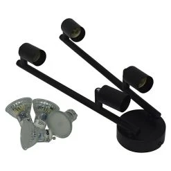 BAUHAUS Tween Light LED-Deckenstrahler Bari 16 W, L X B X H: 60,5 X 8 X 13,5 Cm, Schwarz, Schwarz, Warmweiß, 4 Stk. -Bauhaus Home 12 2321