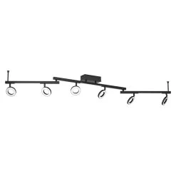 BAUHAUS Eglo LED-Deckenstrahler CARDILLIO 1 29,1 W, Schwarz, Warmweiß, 9 Stk.