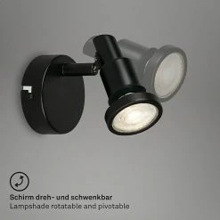 BAUHAUS B-Leuchten LED-Deckenstrahler 4,8 W, L X B X H: 8 X 8 X 10,6 Cm, Schwarz, Warmweiß, 1 Stk. 11 BAUHAUS B-Leuchten LED-Deckenstrahler 4,8 W, L X B X H: 8 X 8 X 10,6 Cm, Schwarz, Warmweiß, 1 Stk. -Bauhaus Home 12 2340