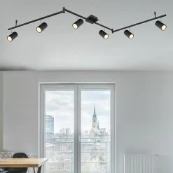 BAUHAUS Globo Deckenstrahler ROBBY 35 W, L X B X H: 180 X 10 X 18,5 Cm, Schwarz, Sonstige