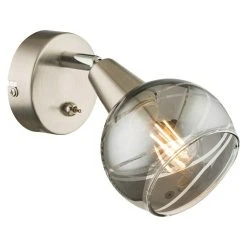 BAUHAUS Tween Light Deckenstrahler Ball 4 W, L X B X H: 19 X 10 X 15 Cm, Nickel Matt, E14, 1 Stk.