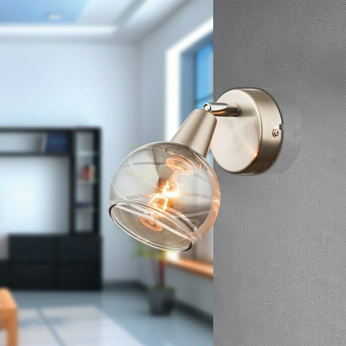 BAUHAUS Tween Light Deckenstrahler Ball 4 W, L X B X H: 19 X 10 X 15 Cm, Nickel Matt, E14, 1 Stk. 4 BAUHAUS Tween Light Deckenstrahler Ball 4 W, L X B X H: 19 X 10 X 15 Cm, Nickel Matt, E14, 1 Stk. – Bild 2