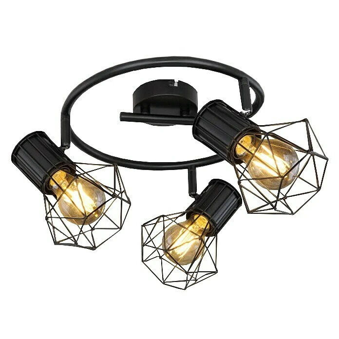 BAUHAUS Globo Deckenstrahler 40 W, Schwarz, E27 3 BAUHAUS Globo Deckenstrahler 40 W, Schwarz, E27