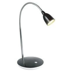 BAUHAUS LED-Tischleuchte Flexy 2,5 W, L X B X H: 16 X 16 X 41,5 Cm, Schwarz, Warmweiß