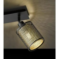 BAUHAUS WOFI Cheval Deckenstrahler 56 W, L X B X H: 30 X 10 X 21 Cm, Schwarz/Gold, E14, 2 Stk. 8 BAUHAUS WOFI Cheval Deckenstrahler 56 W, L X B X H: 30 X 10 X 21 Cm, Schwarz/Gold, E14, 2 Stk. -Bauhaus Home 12 2399