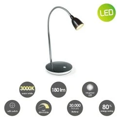 BAUHAUS LED-Tischleuchte Flexy 2,5 W, L X B X H: 16 X 16 X 41,5 Cm, Schwarz, Warmweiß 9 BAUHAUS LED-Tischleuchte Flexy 2,5 W, L X B X H: 16 X 16 X 41,5 Cm, Schwarz, Warmweiß -Bauhaus Home 12 240