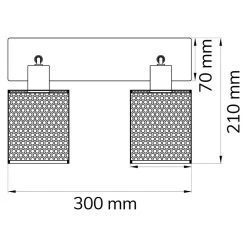 BAUHAUS WOFI Cheval Deckenstrahler 56 W, L X B X H: 30 X 10 X 21 Cm, Schwarz/Gold, E14, 2 Stk. 9 BAUHAUS WOFI Cheval Deckenstrahler 56 W, L X B X H: 30 X 10 X 21 Cm, Schwarz/Gold, E14, 2 Stk. -Bauhaus Home 12 2400