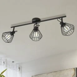 BAUHAUS Eglo Tabillano Deckenstrahler TABILLANO 120 W, Schwarz, E27, 3 Stk.