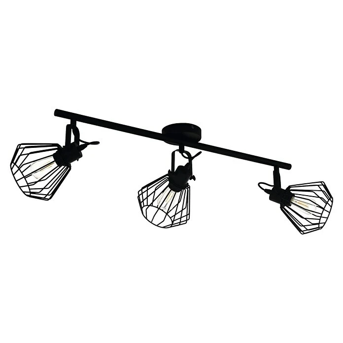 BAUHAUS Eglo Tabillano Deckenstrahler TABILLANO 120 W, Schwarz, E27, 3 Stk. 4 BAUHAUS Eglo Tabillano Deckenstrahler TABILLANO 120 W, Schwarz, E27, 3 Stk. – Bild 2