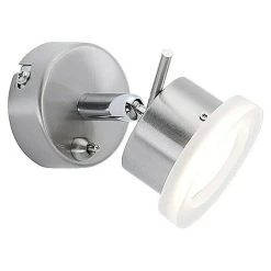 BAUHAUS Paul Neuhaus LED-Deckenstrahler Nana 5 W, Nickel Matt, Weiß, Warmweiß