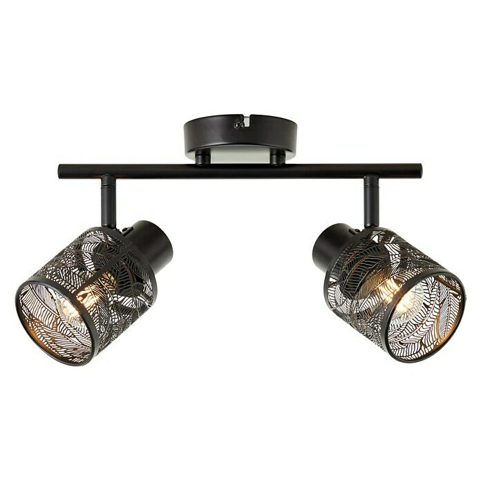 BAUHAUS Brilliant Bano Deckenstrahler 40 W, L X B X H: 12 X 34 X 17,5 Cm, Schwarz, E14, 2 Stk. 3 BAUHAUS Brilliant Bano Deckenstrahler 40 W, L X B X H: 12 X 34 X 17,5 Cm, Schwarz, E14, 2 Stk.