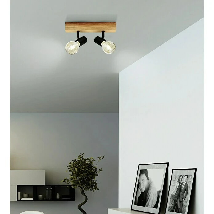 BAUHAUS Eglo Townshend 3 Deckenstrahler 120 W, L X B X H: 30 X 5 X 5 Cm, Schwarz, E27 5 BAUHAUS Eglo Townshend 3 Deckenstrahler 120 W, L X B X H: 30 X 5 X 5 Cm, Schwarz, E27 – Bild 3
