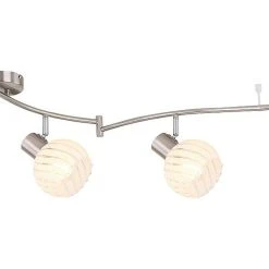 BAUHAUS Globo Deckenstrahler Willy 240 W, L X B X H: 180 X 26 X 20 Cm, Nickel Matt, E27 7 BAUHAUS Globo Deckenstrahler Willy 240 W, L X B X H: 180 X 26 X 20 Cm, Nickel Matt, E27 -Bauhaus Home 12 2463