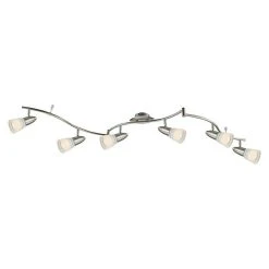 BAUHAUS Globo Caleb LED-Deckenstrahler 24 W, Chrom, Opal, Warmweiß