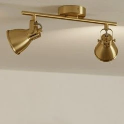 BAUHAUS Eglo Seras Deckenstrahler SERAS 6 W, Gold, GU10, 2 Stk.