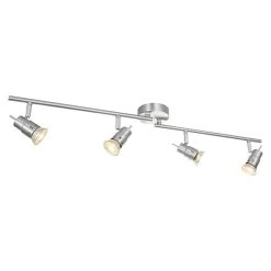 BAUHAUS Home Sweet Home LED-Deckenstrahler Cilindro 5,8 W, L X B X H: 9,5 X 81 X 16,2 Cm, Silber, Warmweiß