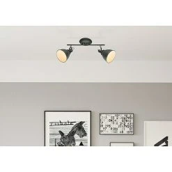 BAUHAUS Globo Deckenstrahler Jonas 80 W, L X B X H: 45 X 15 X 28 Cm, Grau, E14 8 BAUHAUS Globo Deckenstrahler Jonas 80 W, L X B X H: 45 X 15 X 28 Cm, Grau, E14 -Bauhaus Home 12 2562