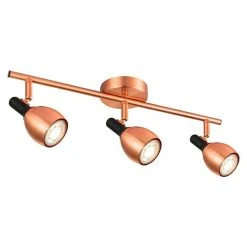 BAUHAUS Home Sweet Home LED-Deckenstrahler Novi 5,8 W, L X B X H: 9,5 X 46 X 17,6 Cm, Kupfer, Warmweiß