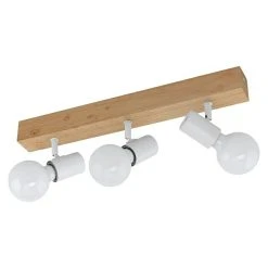 BAUHAUS Eglo Townshend 3 Deckenstrahler 180 W, L X B X H: 48 X 5 X 7 Cm, Braun, E27