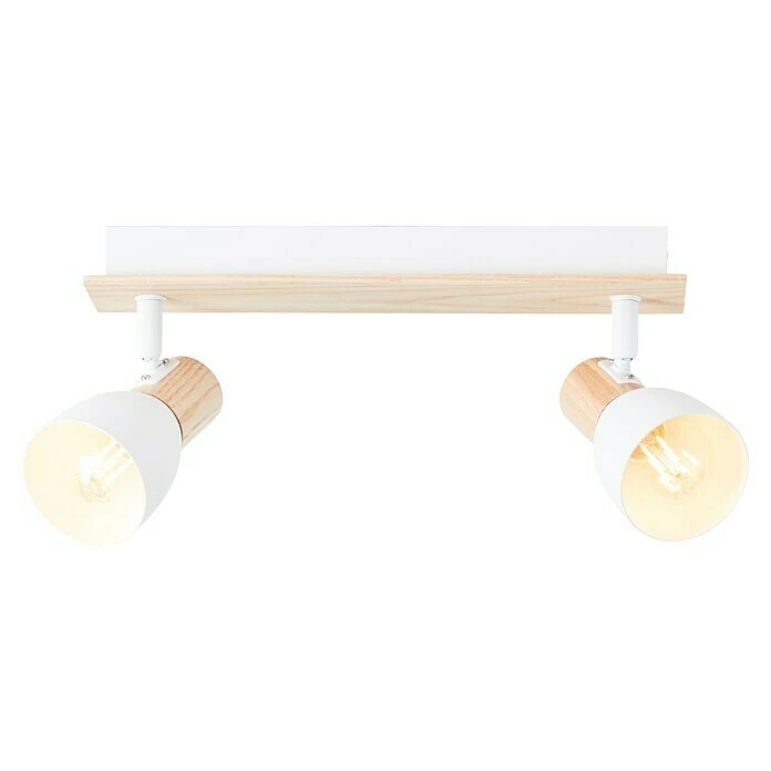BAUHAUS Brilliant Daintree Wandstrahler 28 W, Weiß/Natur, E14, 2 Stk. 3 BAUHAUS Brilliant Daintree Wandstrahler 28 W, Weiß/Natur, E14, 2 Stk.