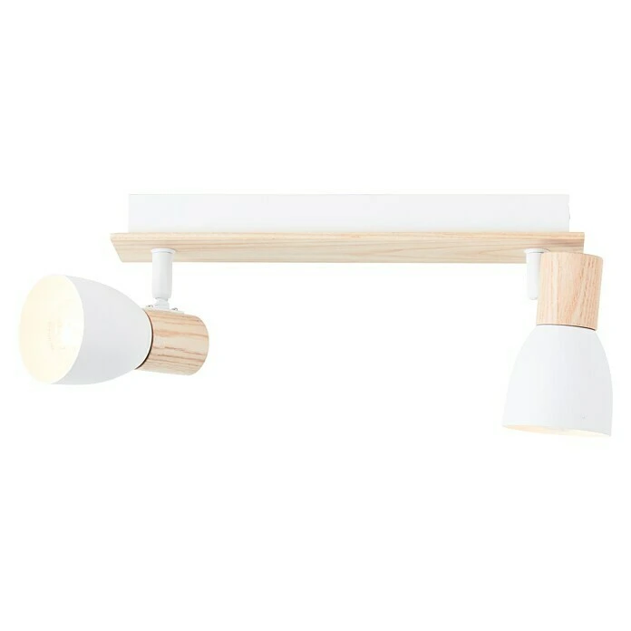BAUHAUS Brilliant Daintree Wandstrahler 28 W, Weiß/Natur, E14, 2 Stk. 5 BAUHAUS Brilliant Daintree Wandstrahler 28 W, Weiß/Natur, E14, 2 Stk. – Bild 3